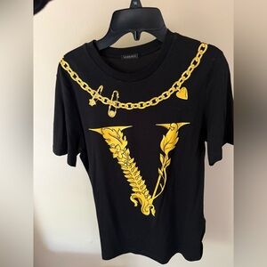Versace Black Garment with Iconic Medusa Tag